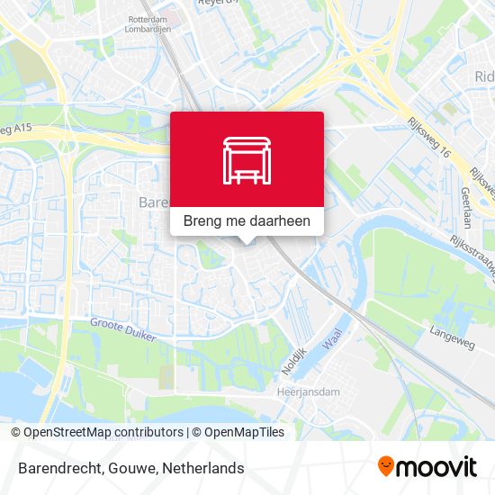 Barendrecht, Gouwe kaart