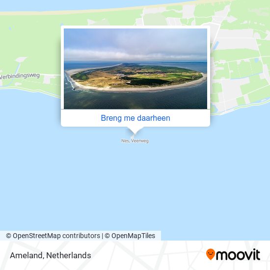 Ameland kaart