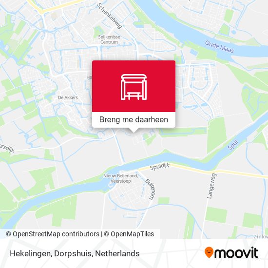 Hekelingen, Dorpshuis kaart