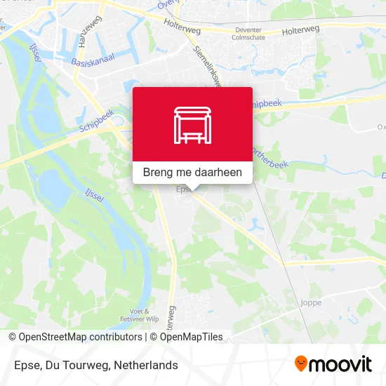 Epse, Du Tourweg kaart