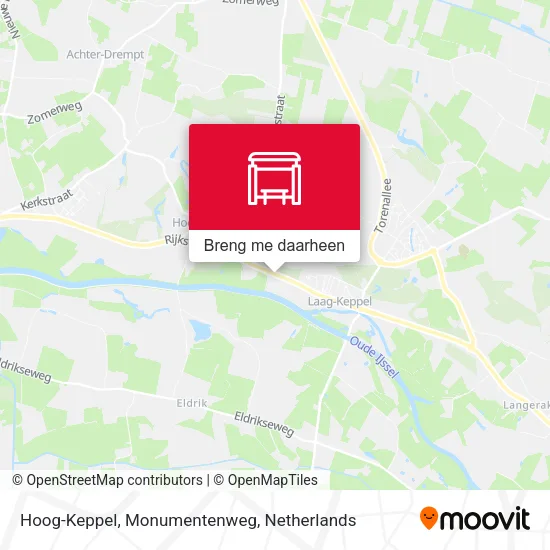 Hoog-Keppel, Monumentenweg kaart