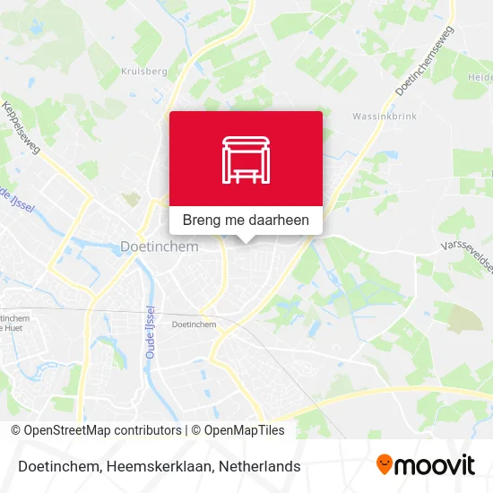 Doetinchem, Heemskerklaan kaart