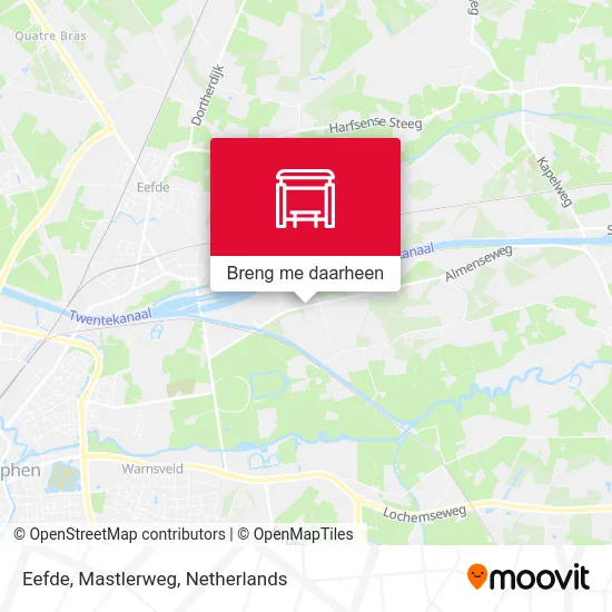 Eefde, Mastlerweg kaart