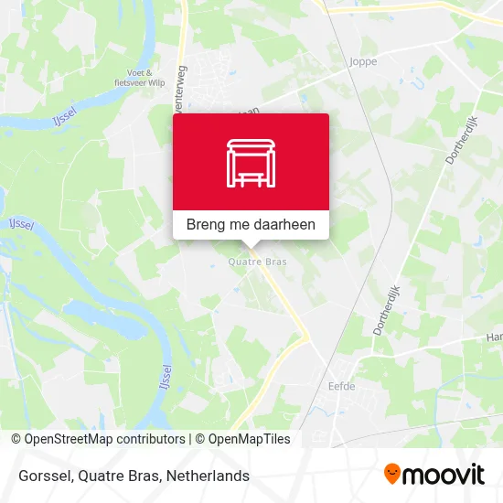 Gorssel, Quatre Bras kaart