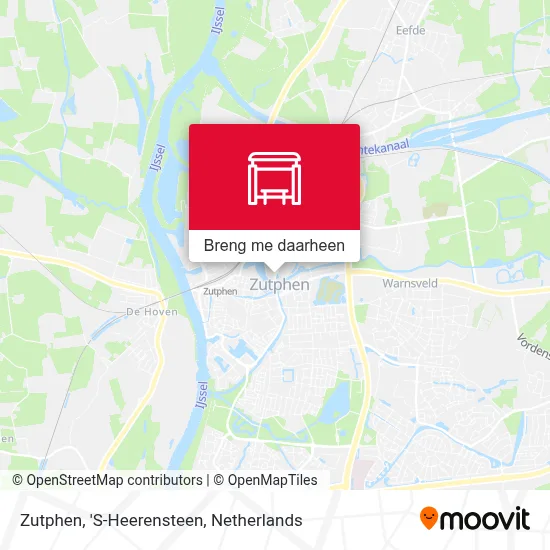 Zutphen, 'S-Heerensteen kaart