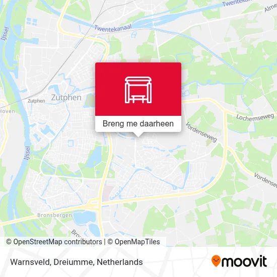 Warnsveld, Dreiumme kaart