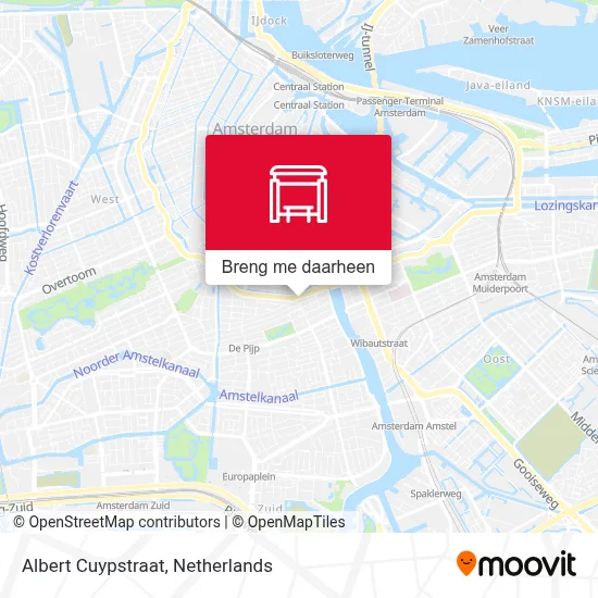 Albert Cuypstraat kaart