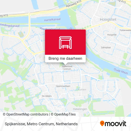Spijkenisse, Metro Centrum kaart
