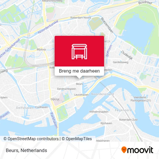 Beurs kaart