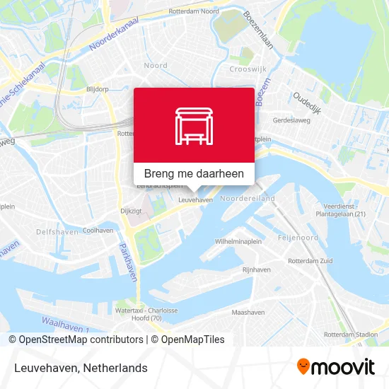 Leuvehaven kaart