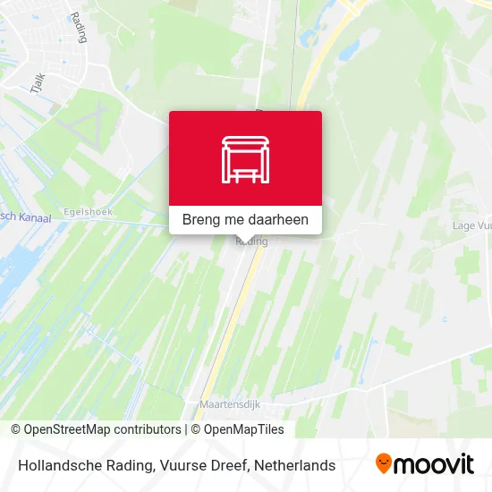 Hollandsche Rading, Vuurse Dreef kaart