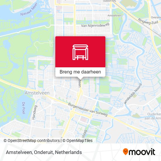 Amstelveen, Onderuit kaart