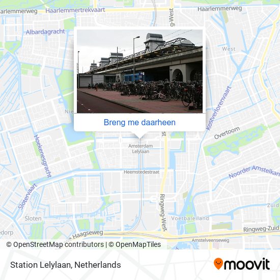 Station Lelylaan kaart