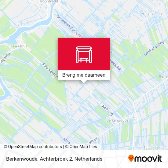 Berkenwoude, Achterbroek 2 kaart