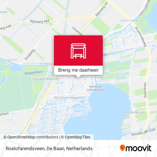 Roelofarendsveen, De Baan kaart