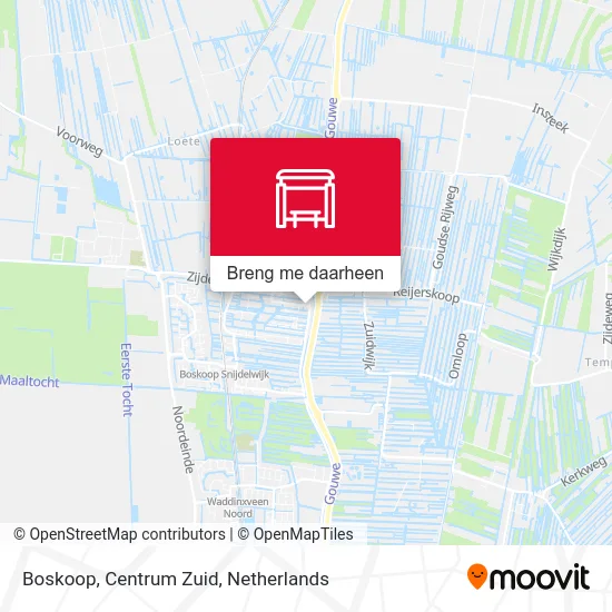 Boskoop, Centrum Zuid kaart
