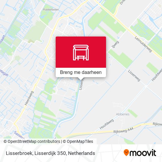 Lisserbroek, Lisserdijk 350 kaart