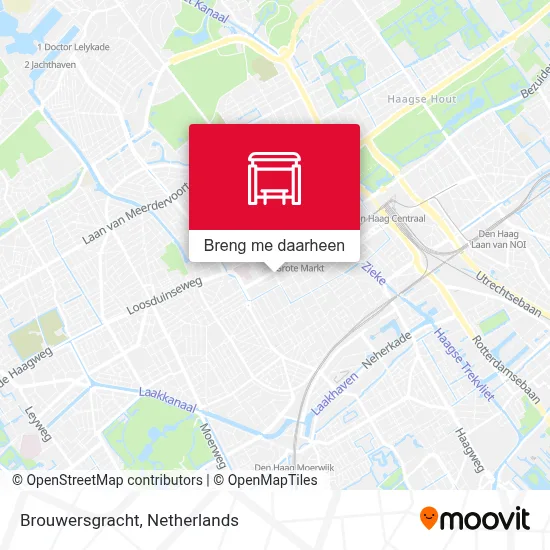Brouwersgracht kaart