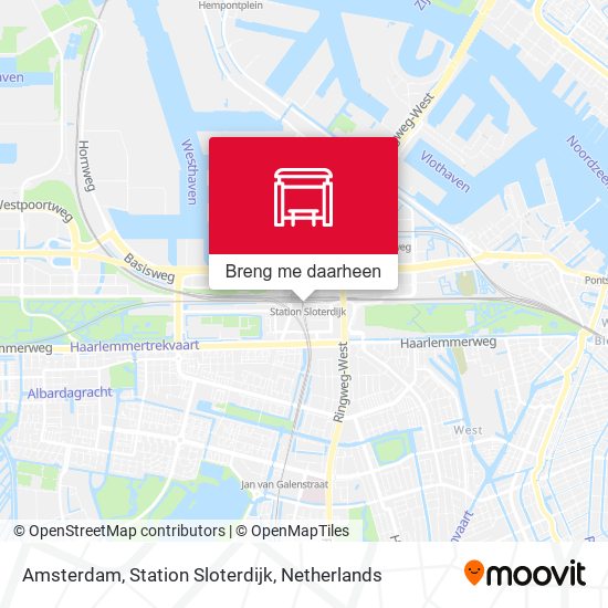 Amsterdam, Station Sloterdijk kaart