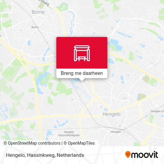 Hengelo, Hassinkweg kaart