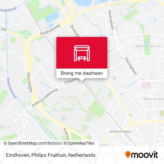 Eindhoven, Philips Fruittuin kaart