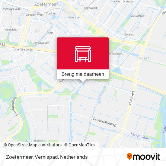 Zoetermeer, Vernispad kaart