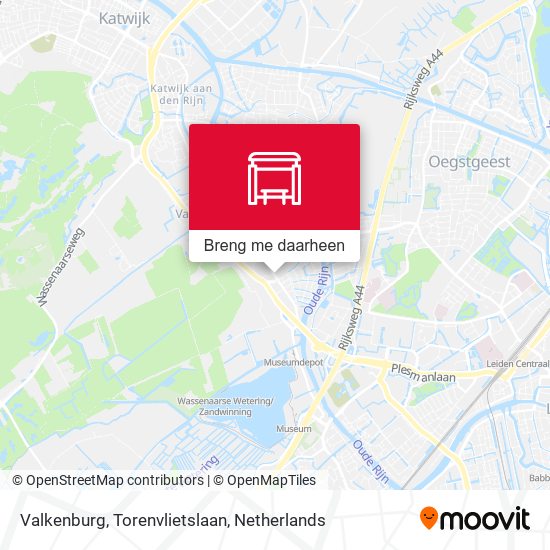 Valkenburg, Torenvlietslaan kaart