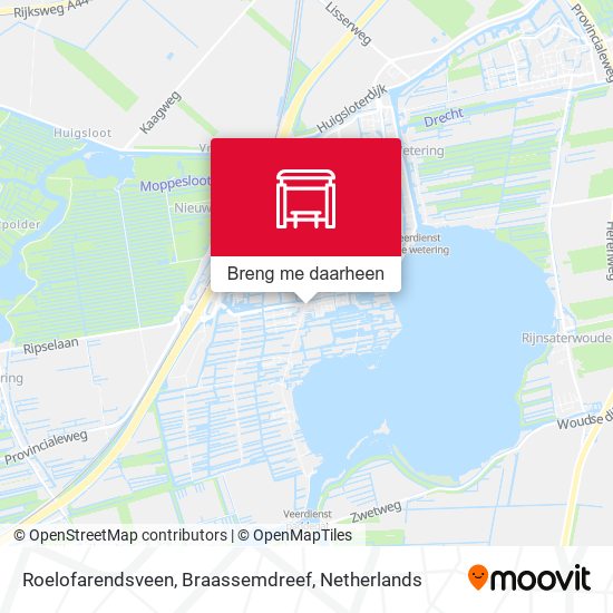 Roelofarendsveen, Braassemdreef kaart