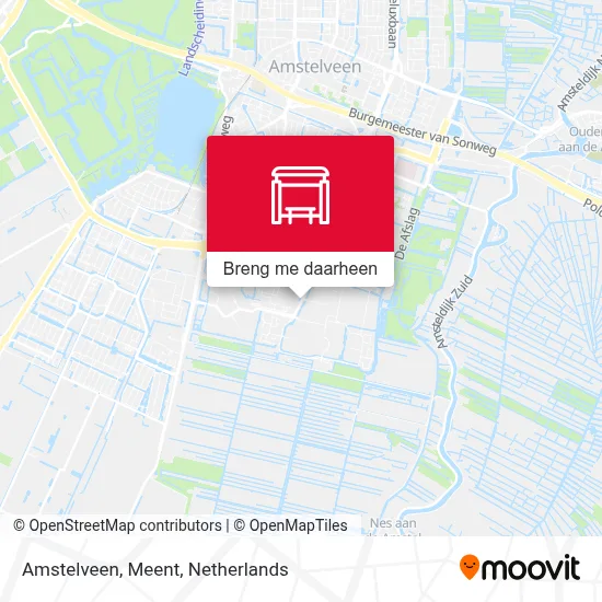 Amstelveen, Meent kaart
