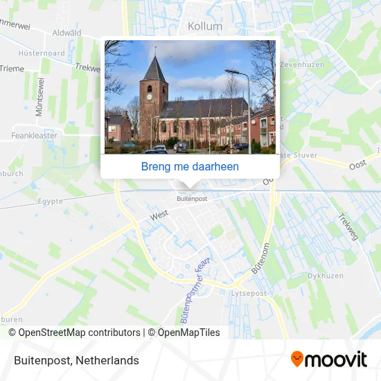 Buitenpost kaart