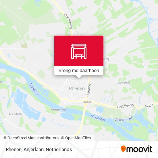 Rhenen, Anjerlaan kaart