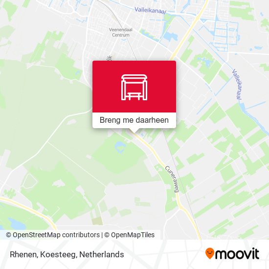 Rhenen, Koesteeg kaart