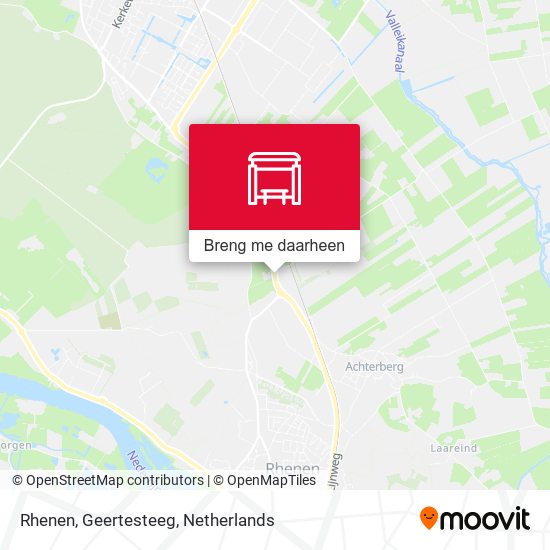 Rhenen, Geertesteeg kaart