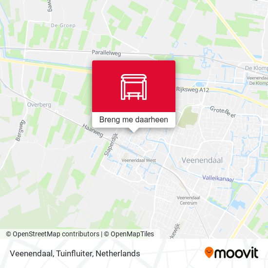 Veenendaal, Tuinfluiter kaart