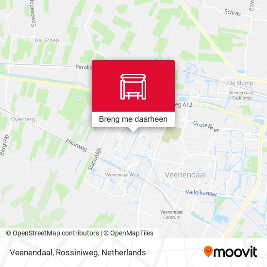 Veenendaal, Rossiniweg kaart