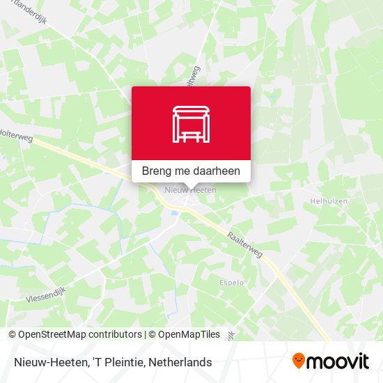 Nieuw-Heeten, 'T Pleintie kaart