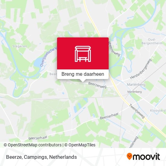 Beerze, Campings kaart