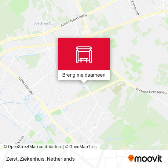 Zeist, Ziekenhuis kaart