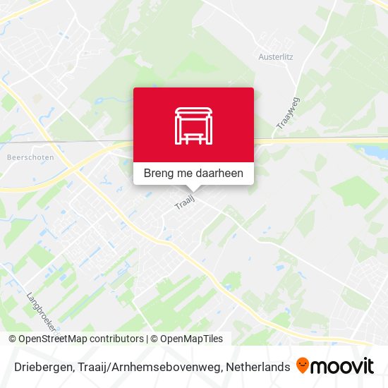 Driebergen, Traaij / Arnhemsebovenweg kaart
