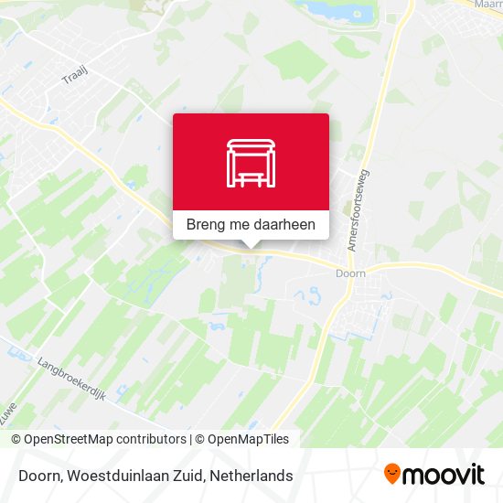 Doorn, Woestduinlaan Zuid kaart