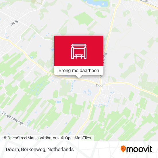 Doorn, Berkenweg kaart