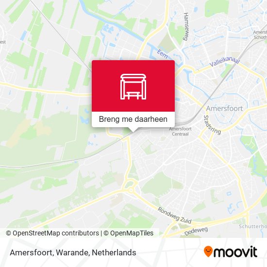 Amersfoort, Warande kaart