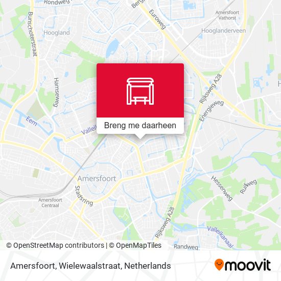 Amersfoort, Wielewaalstraat kaart