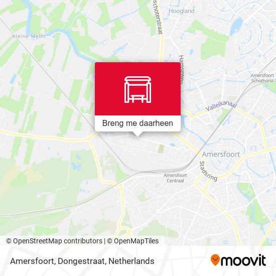 Amersfoort, Dongestraat kaart