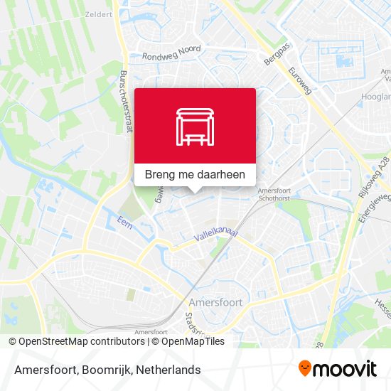 Amersfoort, Boomrijk kaart