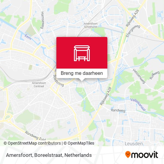 Amersfoort, Boreelstraat kaart