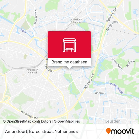 Amersfoort, Boreelstraat kaart