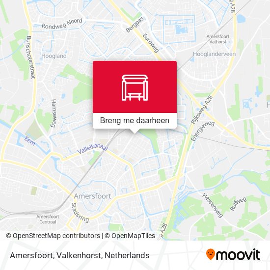 Amersfoort, Valkenhorst kaart