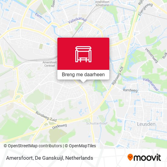 Amersfoort, De Ganskuijl kaart