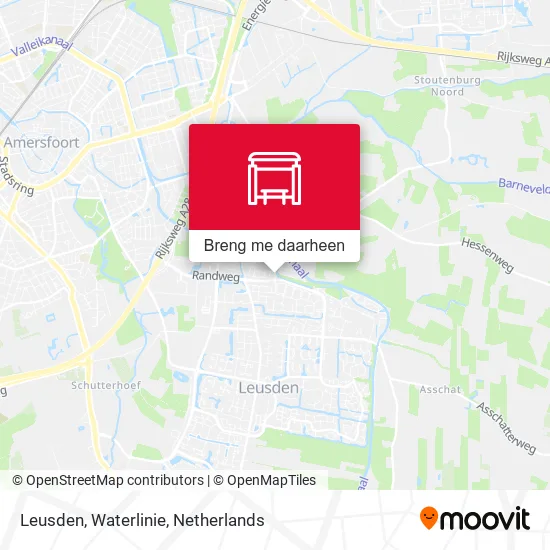 Leusden, Waterlinie kaart